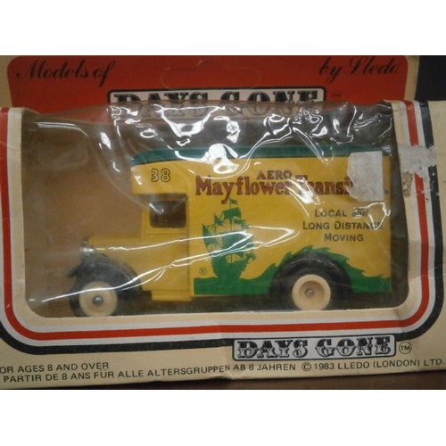 420 - Display stand containing Days Gone boxed die-cast vehicles