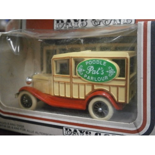 420 - Display stand containing Days Gone boxed die-cast vehicles