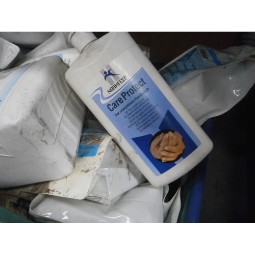 13 - Quantity of waste water additive and other cleaning supplies.