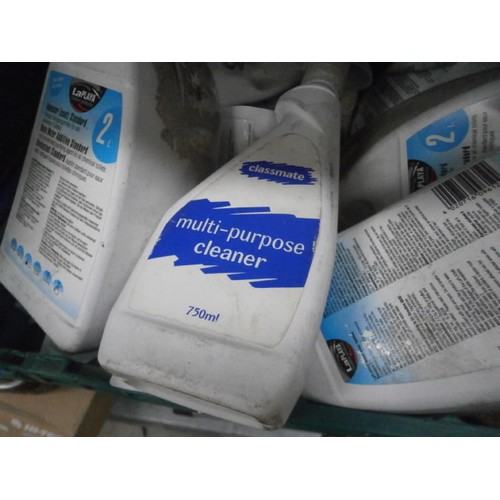 13 - Quantity of waste water additive and other cleaning supplies.