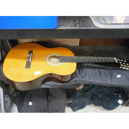 28 - Clifton acoustic guitar with case