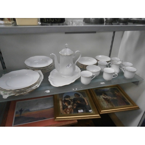 354 - Quantity of Bohemia gilt edged tableware