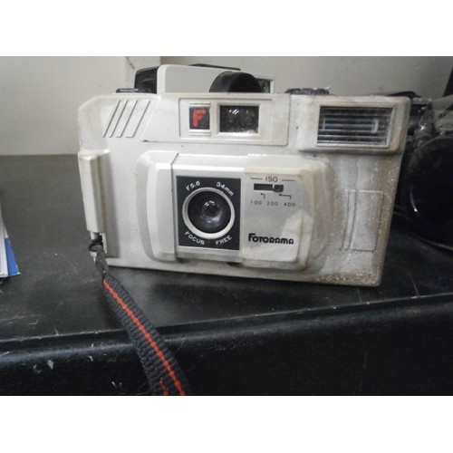 51 - Box inc Polaroid cameras, stereo, etc