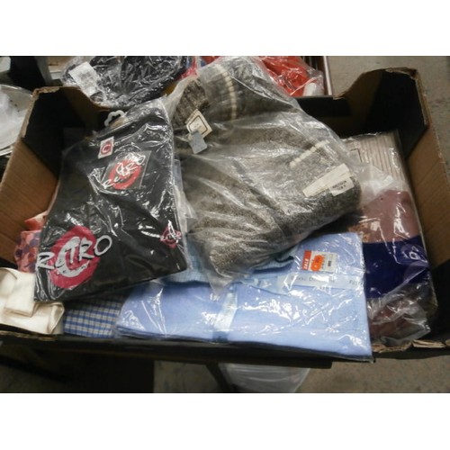 90 - Box of new clothing items