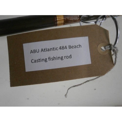 107 - ABU Automatic 484 beach casting fishing rod