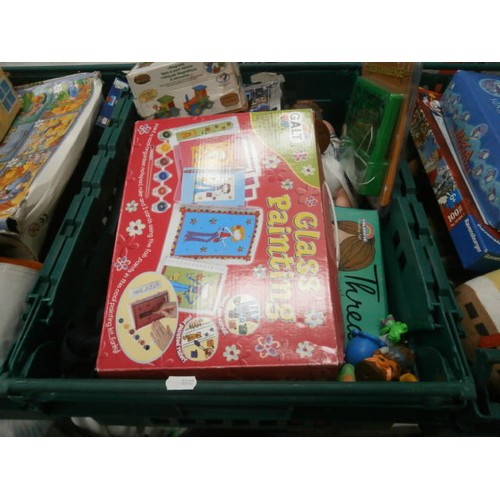 128 - Four boxes inc toys and games