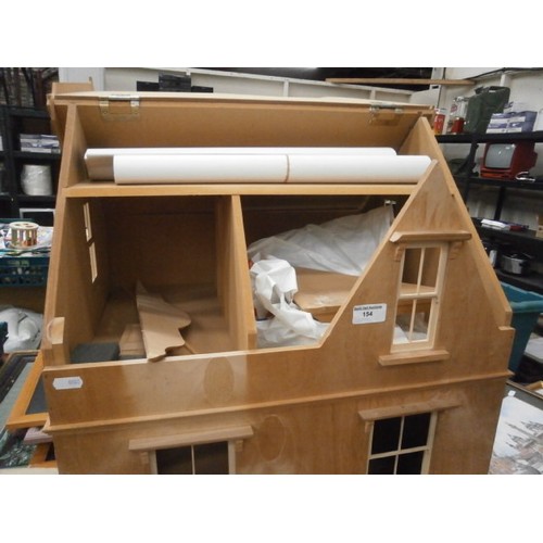 154 - Large wooden dolls house