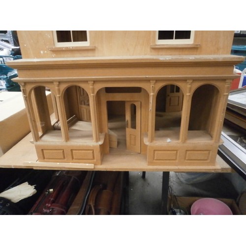 154 - Large wooden dolls house