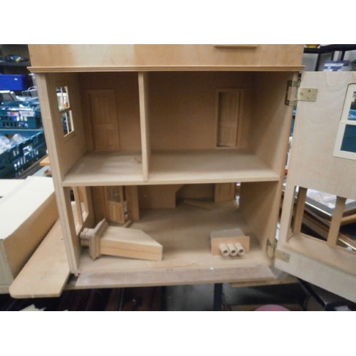 154 - Large wooden dolls house