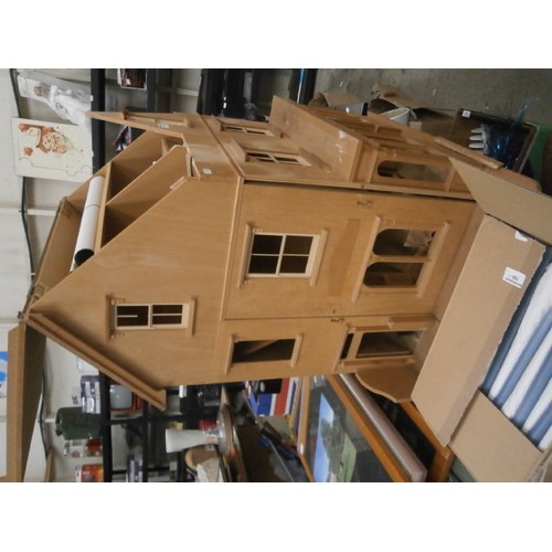 154 - Large wooden dolls house