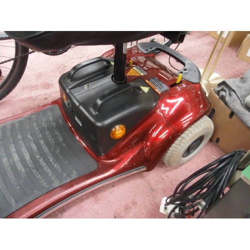 221 - Sterling mobility scooter with key and charger, in full working order