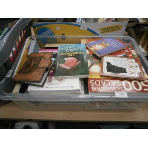 253 - Three boxes of various books