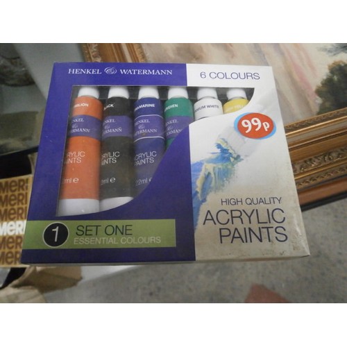 386 - Collection of artists paints and accessories