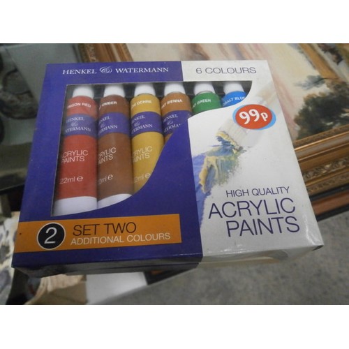 386 - Collection of artists paints and accessories