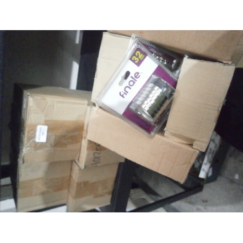 58 - Five boxes of Finale curtain rings