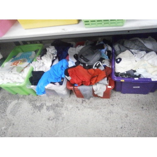159 - Four boxes of clothing