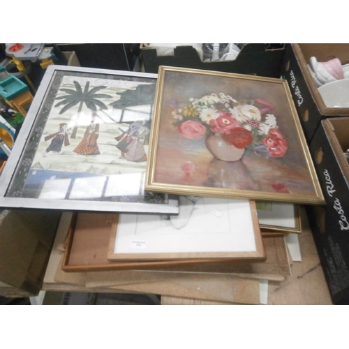 173 - Collection of framed artwork