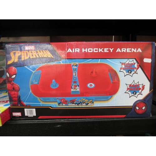 20 - Four boxed toys inc Thomas & Friends track master, Twister, Air hockey arena, etc