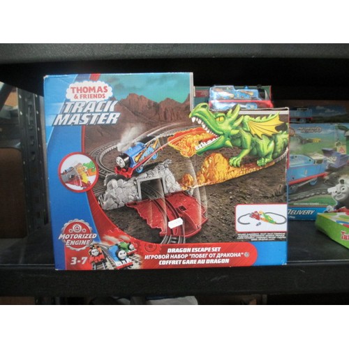 20 - Four boxed toys inc Thomas & Friends track master, Twister, Air hockey arena, etc
