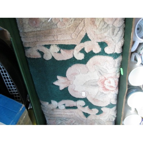 122 - Lot inc rug, paper shredder. tapes, car tape deck, etc