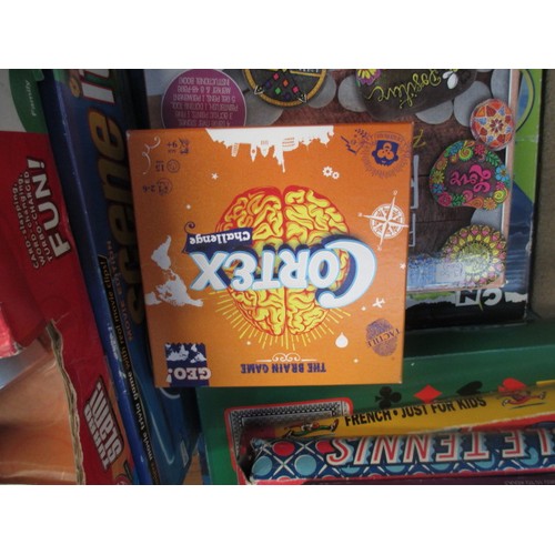 124 - Collection of games inc Scrabble, Fart, innuendo, Scene it, etc