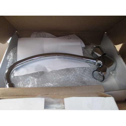 168 - Lot inc four JCC coral advanced LED light fittings with Coral LED rim attachments, kitchen tap and b... 