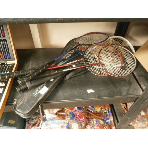 46 - Collection of sport rackets