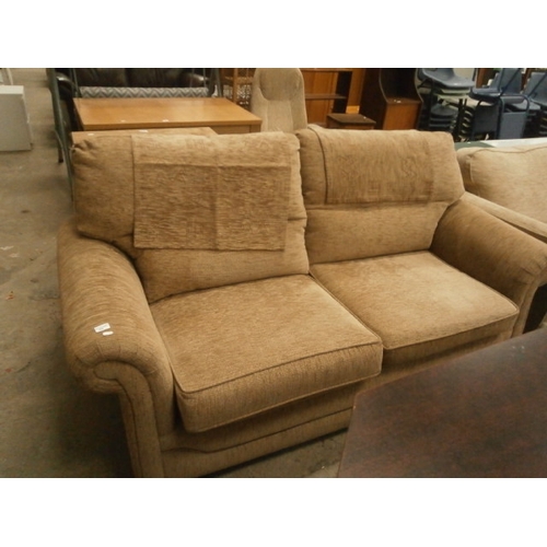 630 - Large upholstered settee