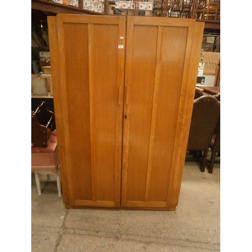 658 - Large retro 2 door wardrobe