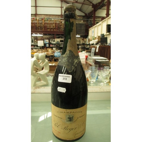 372 - Bottle of Champagne Pol Roger & Co Epernay 1959, unopened.