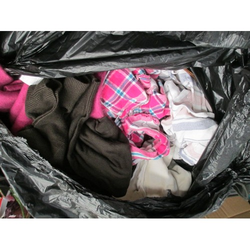 162 - Three bags of clothing