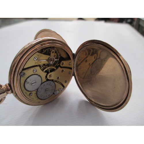 278 - Vertex gold plated pocket watch