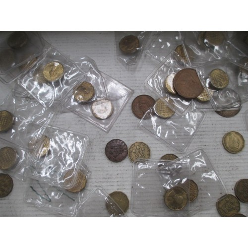 284 - Box of assorted old coins