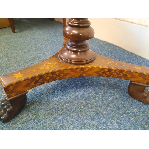 1 - 19th Century marquetry and inlaid games table. In beautiful condition with inlaid maple on satinwood... 