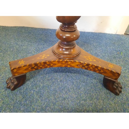 1 - 19th Century marquetry and inlaid games table. In beautiful condition with inlaid maple on satinwood... 