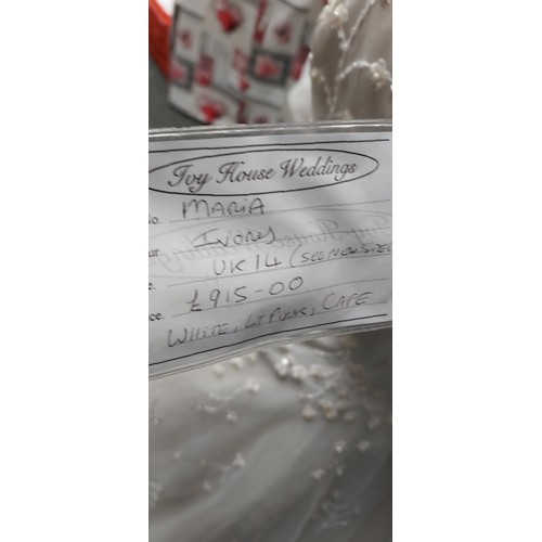 197 - Beautiful Joy House Weddings, wedding dress
Maria UK 14 Ivory