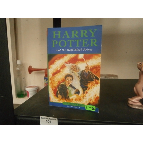 308 - Harry Potter and the Half Blood prince book