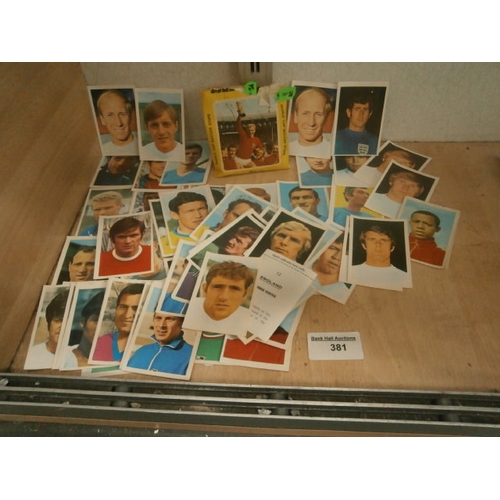 381 - Collection of Mexico 70 world cup stickers