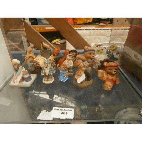 401 - Collection of miniature figurines