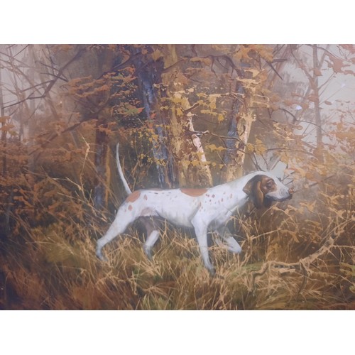 22 - Ferdinand oil on canvas, hunting dog and pheasants
41