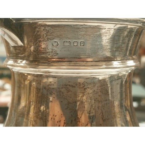 40 - Large silver hallmarked double handled trophy with inscription weight 330G c.1930