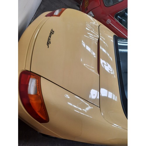 58 - 1998 Porsche boxter in yellow MOT 31/05/2023 36,900 miles 2500cc buyers commission is 5% +VAT