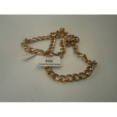 304 - Gold coloured chain