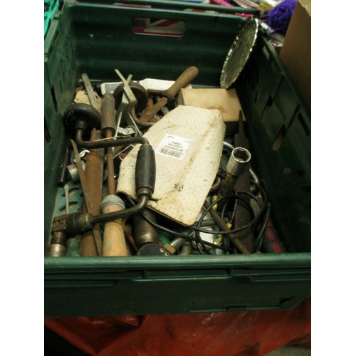 175 - Three boxes of tools and hardware