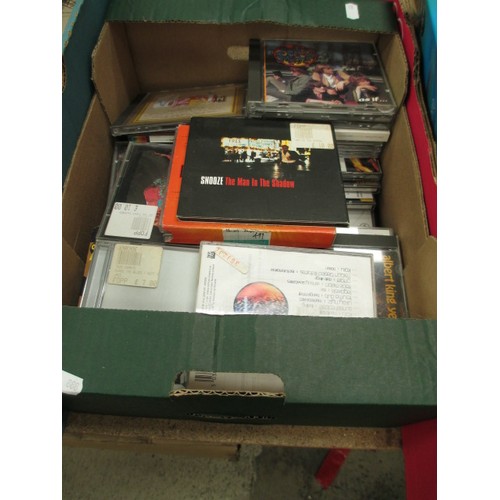 195 - Three boxes of CDs