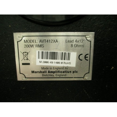 281 - Large Marshall model AVT412XA Amplifier