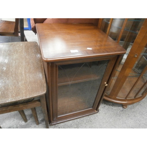 676 - Small vintage glazed cabinet