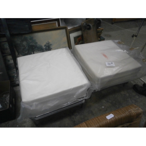 701 - Pair of BENSONS folding guest beds with mattresses