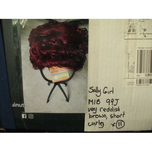 40 - Box of wigs