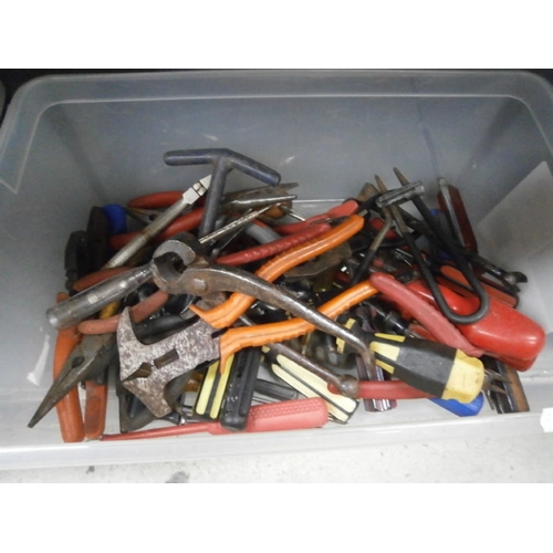 17 - Box of assorted tools